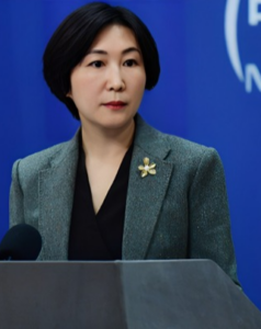 Mao Ning, spokeswoman for China's Ministry of Foreign Affairs.