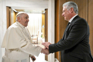 Pope Francis receives Cuban president at The Vatican