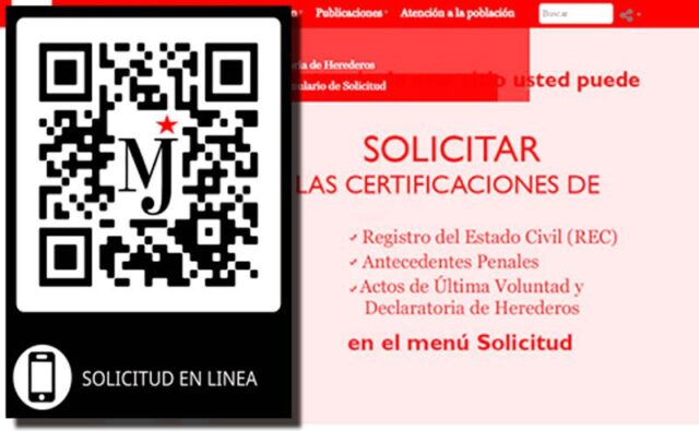 QR Codes available for online procedures in Guantanamo's Notary's Offices