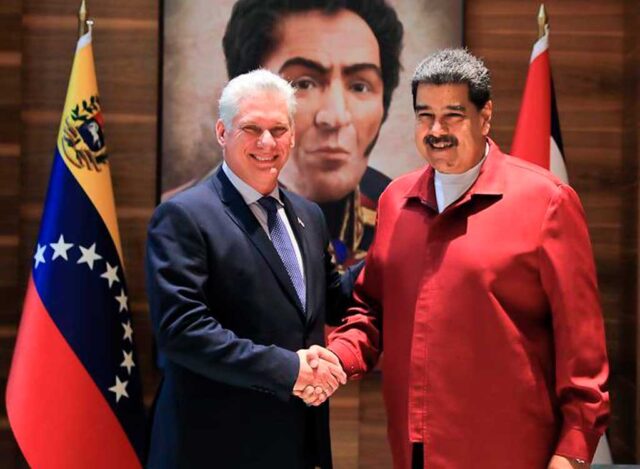 Cuban president congratulates Nicolas Maduro on his election victory