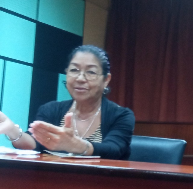 presienta de la Comisión Aponte en