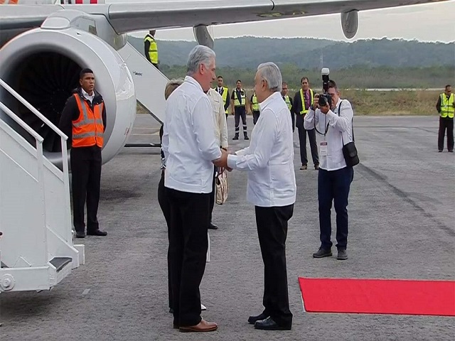 Llegó a México presidente cubano Díaz-Canel invitado de López Obrador