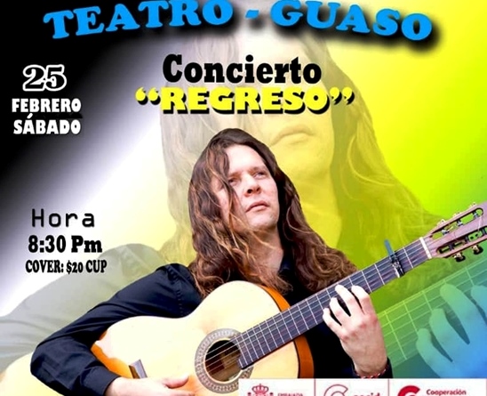 Concierto de Reinier Mariño en Guantánamo