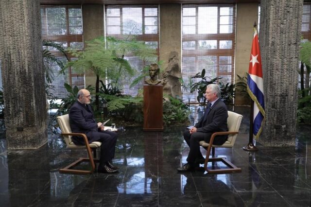 Presidente de Cuba defiende multilateralismo y paz mundial