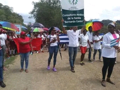 Amplio quehacer en Yateras en saludos al 1ro de Mayo