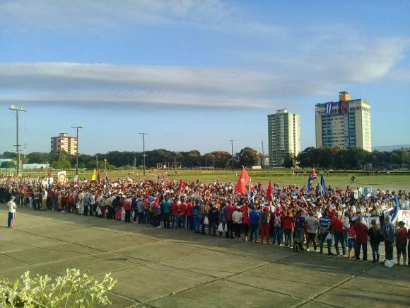 Desfile por el Día Internacional de los Trabajadores en la ciudad de Guantánamo el 5 de mayo de 2023. Foto: Venceremos