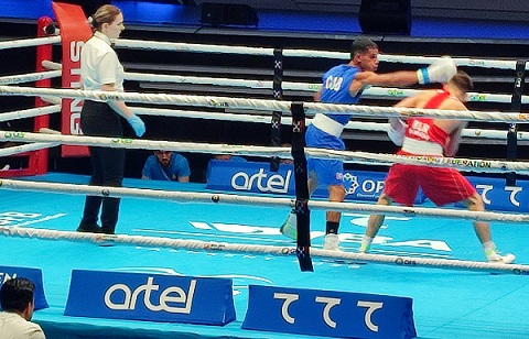 Feliz debut de Cuba en Mundial de Boxeo de Taskent