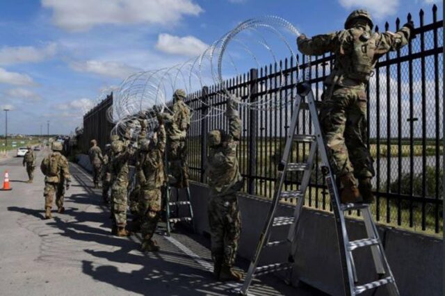 Soldados de EEUU vigilarán frontera con México