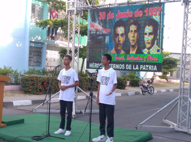 homenaje a los mártires del 30 de junio de 1957 