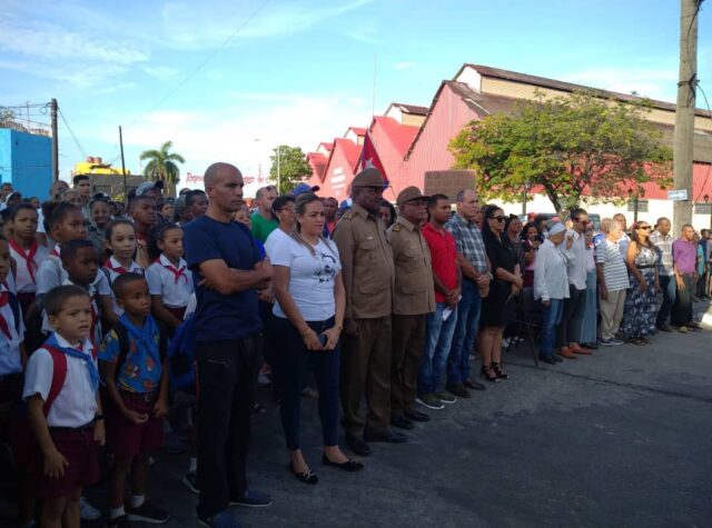 homenaje a los mártires del 30 de junio de 1957 