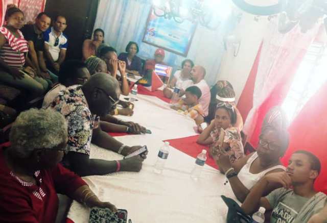 Visita Caimanera Brigada solidaria de Antigua y Barbuda 