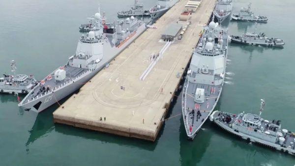 Maniobras navales ruso-chinas en el mar de Japón