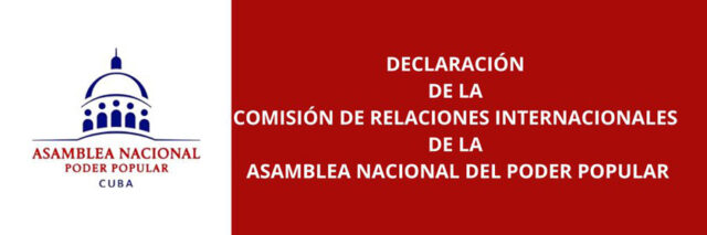 Respaldan autoridades cubanas declaración del Parlamento