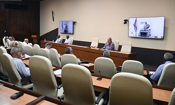 Presidió Díaz-Canel reunión del Comité Ejecutivo del Consejo de Ministros 