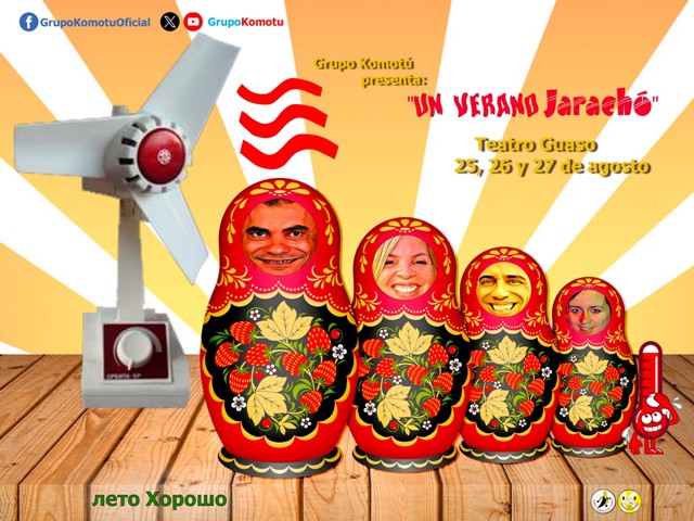 Presentará Grupo Komotú el espectáculo Un verano Jarachó (+Podcasting)