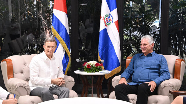 Recibió Díaz-Canel a Canciller de República Dominicana