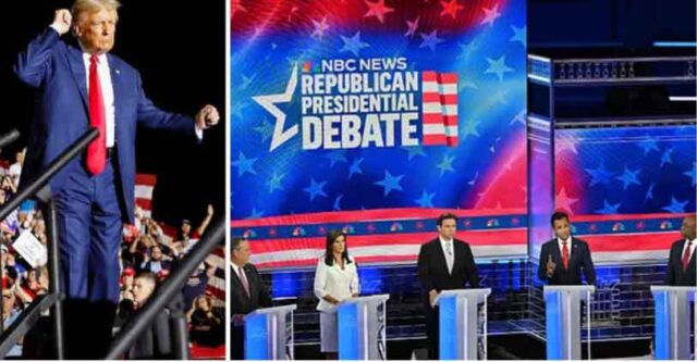Tercer debate republicano en EEUU, cinco rivales y otra vez Trump