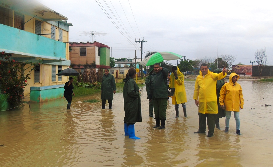 Afectaciones en Caimanera por intensas lluvias