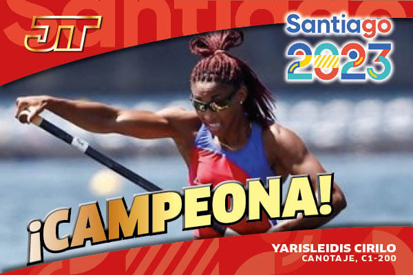 Guantanamera Cirilo: oro en la canoa individual de Santiago 2023