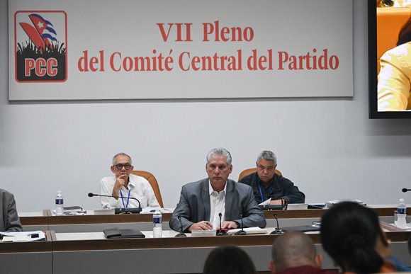 Sesiona VII Pleno del Comité Central del Partido Comunista de Cuba
