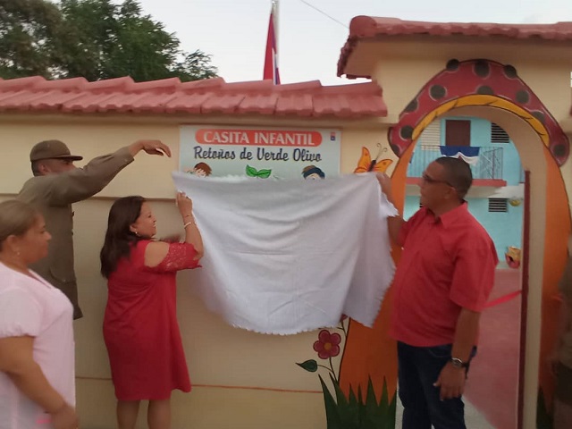 Inauguran primera casita infantil de las FAR en Guantánamo 