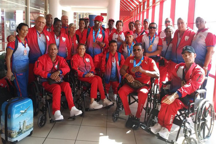 Paratletas cubanos agradecen su participación en Santiago 2023