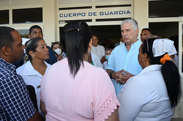 Presidente cubano: visitas de trabajo en Artemisa