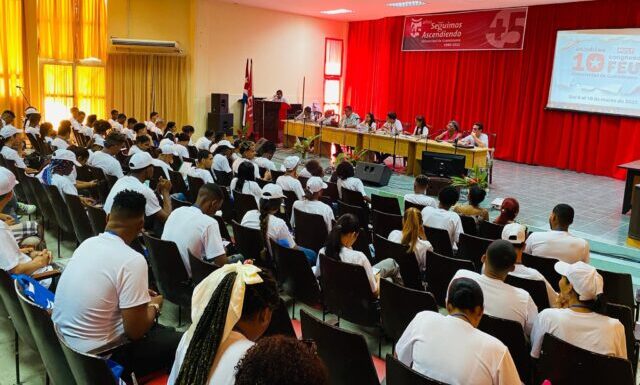 Efectúan Asamblea post Décimo Congreso de la FEU en Universidad de Guantánamo