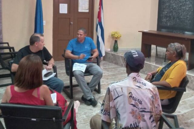 Rueda de prensa para dar información actualizada de la situación del sistema eléctrico en la provincia y el país.